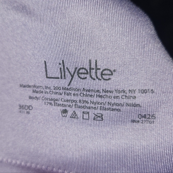 Lilyette Purple Animal Print Bra Women's Size 36dd - Picture 5 of 5